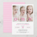 Search for photo collage birthday invitations Minimalist