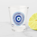 Search for greek shot glasses Evil eye