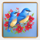 Search for bluebird art stickers Birds