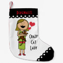 Search for cat lover christmas stockings Cartoon