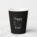 Search for happy new year paper cups New years eve party
