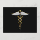 Recherche de caducée cartes postales Doctor