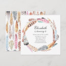 Search for feather birthday invitations Watercolor
