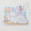 Recherche de fille de chat cartes postales Pour tous