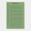 Recherche de green post its Épicerie