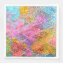 Search for abstract watercolor napkins Vintage