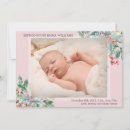 Search for holly berries invitations Pink