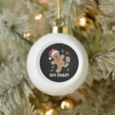 Search for funny gingerbread man ornaments Xmas