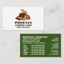 Search for firewood business cards Customer