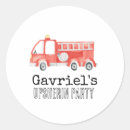 Search for firetruck stickers Birthday