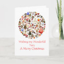 Search for twin christmas cards Santa