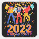 Search for new year 2022 stickers New years eve