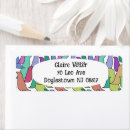 Search for blue green purple return address labels Birds