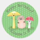 Search for cartoon mushroom stickers Fungi