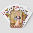 Recherche de restaurants playing cards Caricature