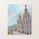 Search for holographic puzzles Colourful