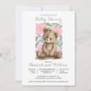 Search for pink baby shower invitations Script calligraphy