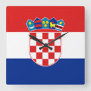Recherche de drapeau de la croatie horloges Croate