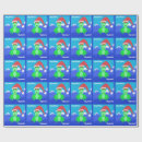 Search for christmas frog wrapping paper Green