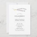 Search for lavender engagement party invitations Elegant