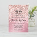 Search for gold glitter 40th birthday invitations Fabulous