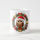 Recherche de hibou rouge tasses Hiver