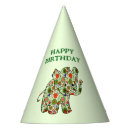 Search for green paper party hats Floral