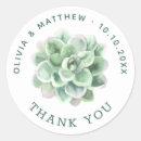 Search for succulent wedding stickers Watercolor
