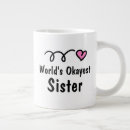 Search for worlds best sister mugs Cute