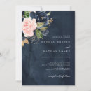 Search for navy and pink wedding invitations Floral