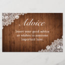 Search for rustic wedding advice cards Country