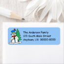 Search for self adhesive return address labels Snow