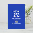 Search for royal blue save the dates Modern