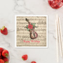 Search for vintage sheet music napkins Classical