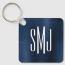 Search for dark blue keychains Typography