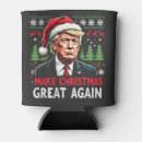 Search for ugly christmas sweater can coolers Santa claus