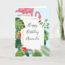 Search for flamingo birthday cards Bird