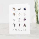 Search for 12 days of christmas cards Minimal