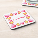 Recherche de saint valentin dessous de verres Vintage