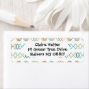 Search for blue brown return address labels Orange
