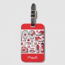 Search for valentines luggage tags Heart