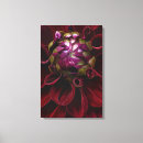 Search for dahlia canvas prints Red