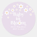 Search for lavender baby shower stickers Purple