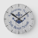 Recherche de de bateau horloges Bleu marine