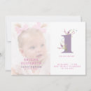Recherche de purple 1st birthday invitations Fille