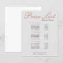 Search for spa salon price lists Elegant