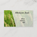 Search for rice business cards Grain