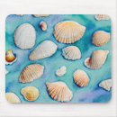 Search for shell design mousepads Beach