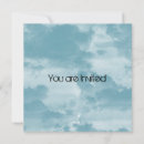 Search for blue skies invitations Clouds