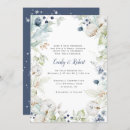 Recherche de sage green dusty blue invitations Floral